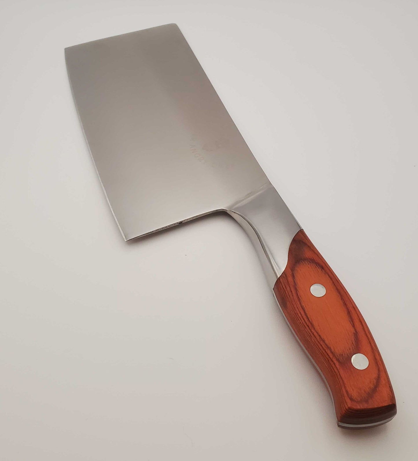 7 Inch Professional Style Cleaver Knife, Pakka Wood Handle - X30Cr13 SS Blade
