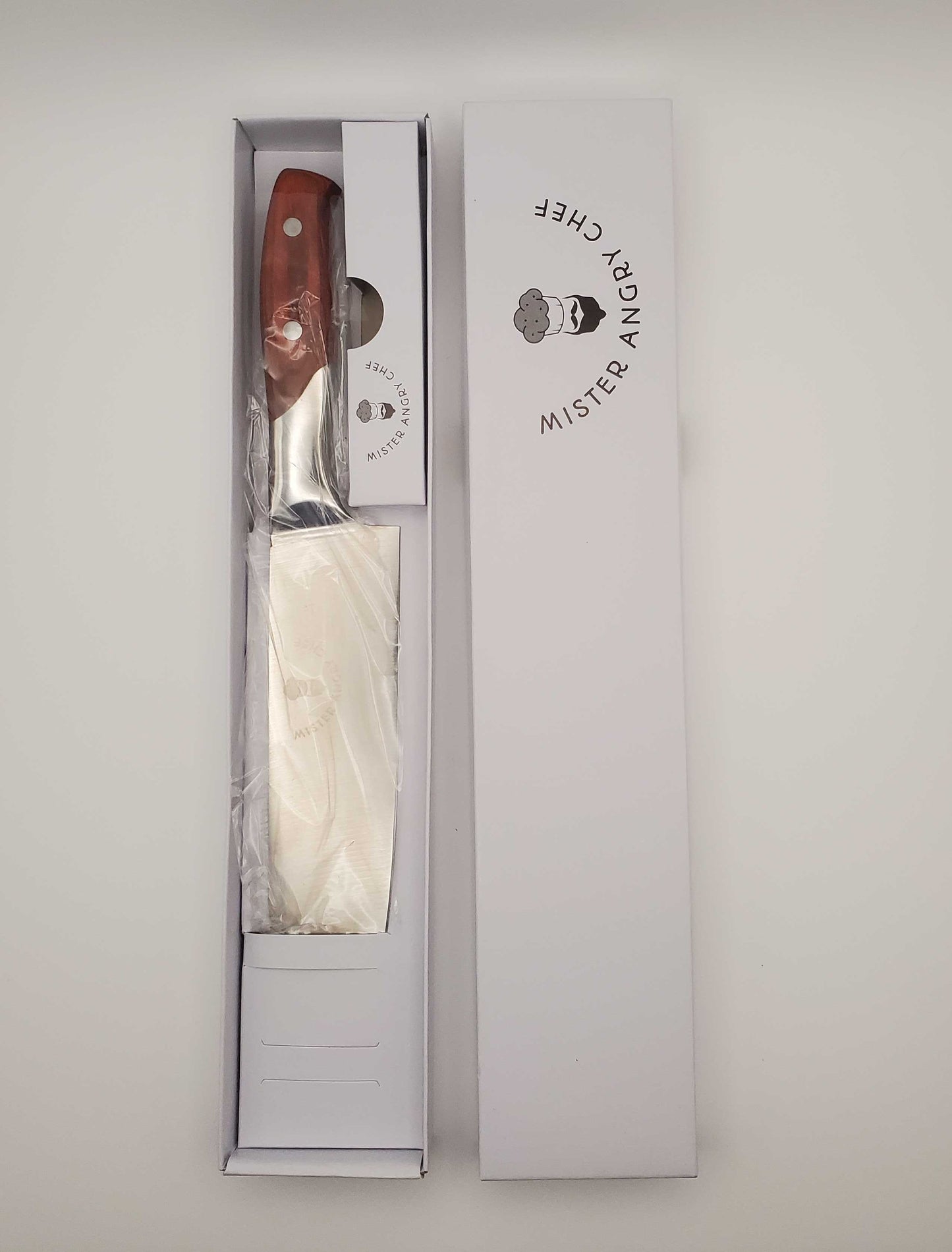 6.25 Inch Professional Style Santoku Knife - Pakka Wood Handle - 30Cr13 SS Blade