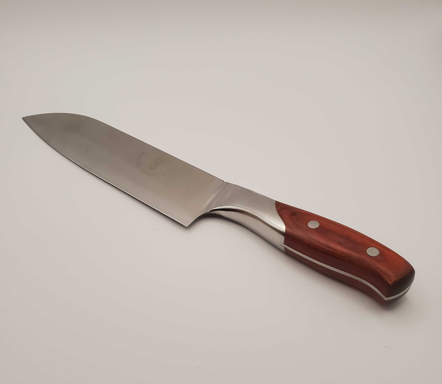 6.25 Inch Professional Style Santoku Knife - Pakka Wood Handle - 30Cr13 SS Blade