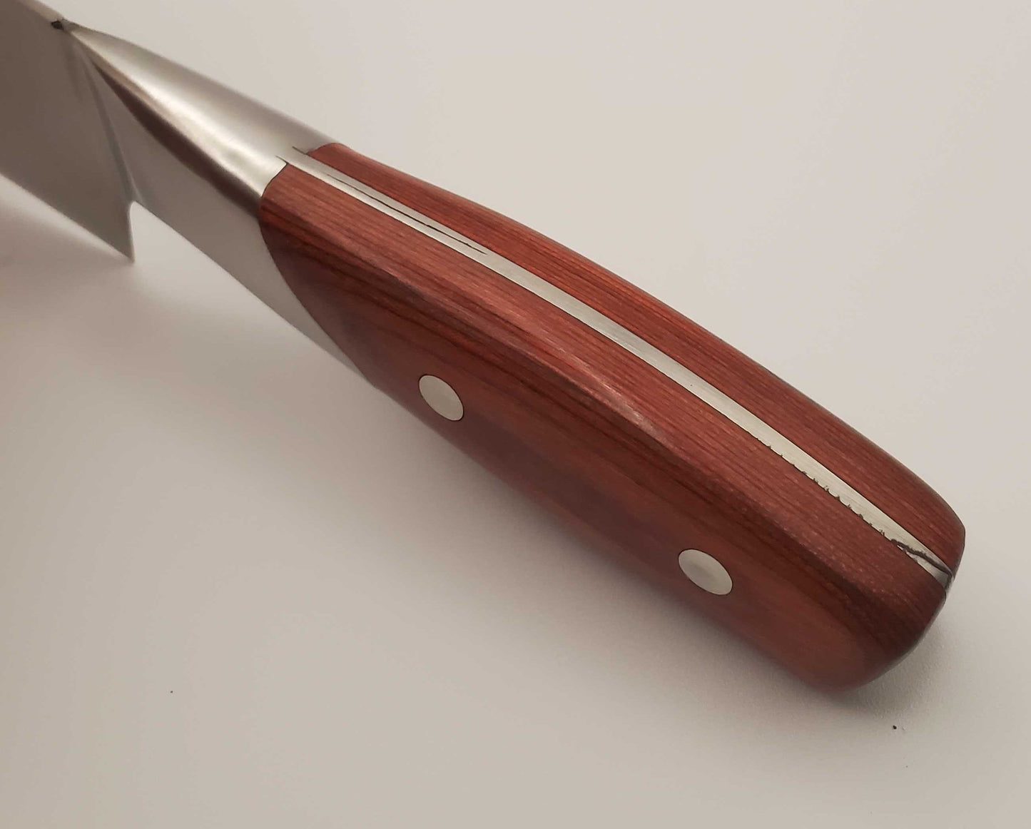 6.25 Inch Professional Style Santoku Knife - Pakka Wood Handle - 30Cr13 SS Blade