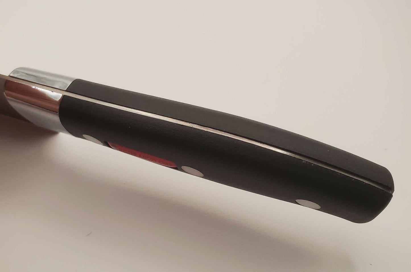 6.25" Santoku Knife, Black Handle - Irascible Line - X30Cr13 SS Blade