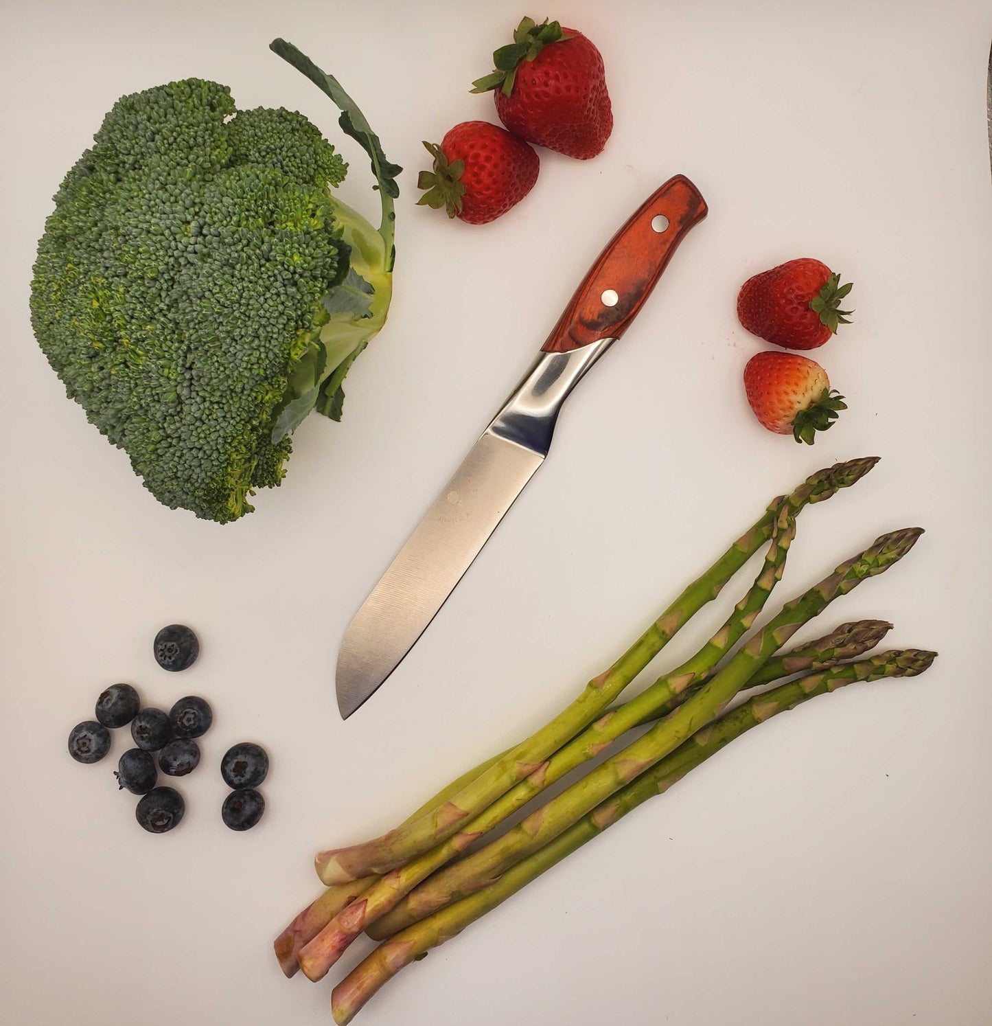 5 Inch Paring Knife, Pakka Wood Handle, Professional Style - X30Cr13 SS Blade