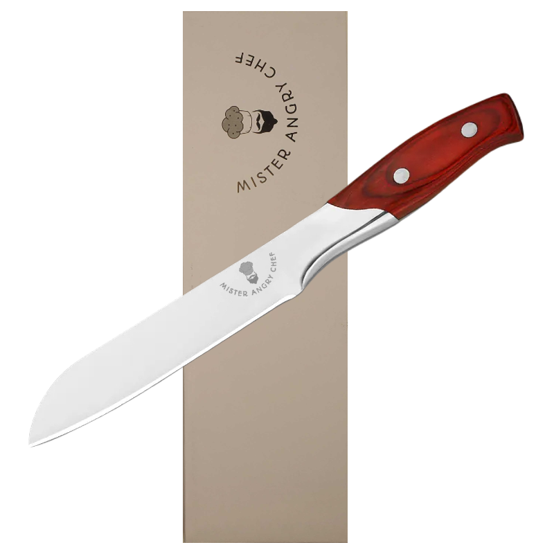 5 Inch Paring Knife, Pakka Wood Handle, Professional Style - X30Cr13 SS Blade