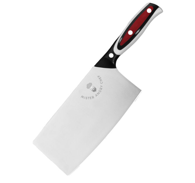 7.5" Chinese Vegetable Cleaver - Professional Style - X30Cr13 SS Blade