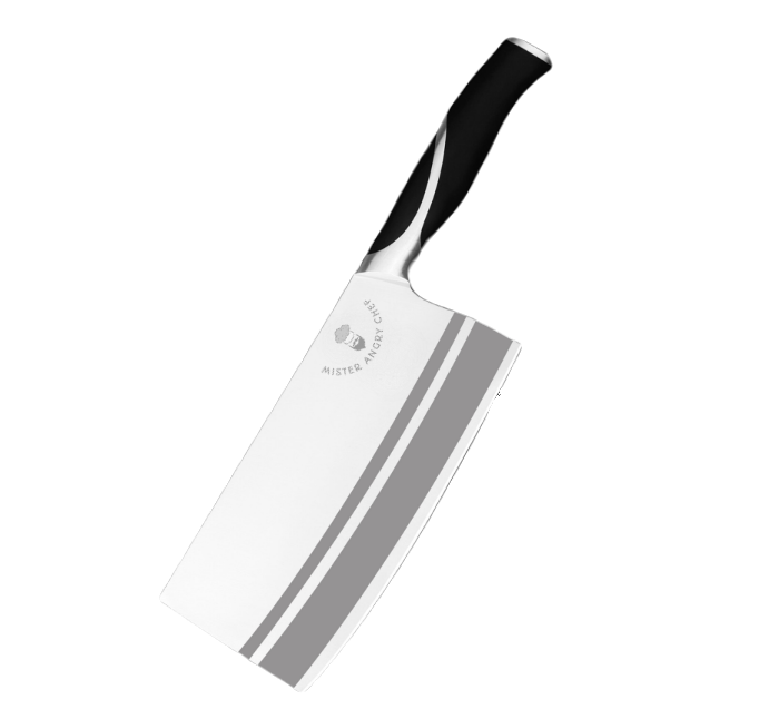 7.5" Vegetable Cleaver - Professional Style - X30Cr13 SS Blade